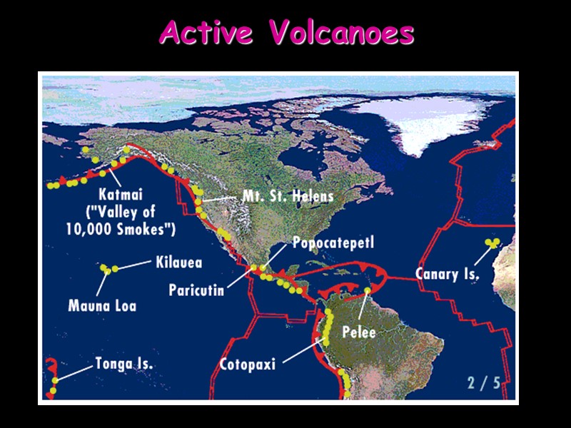 Active Volcanoes
